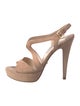 Prada Suede Slingback Sandals