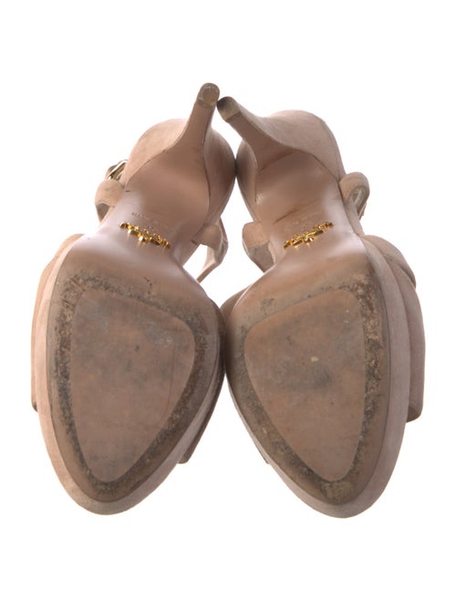 Prada Suede Slingback Sandals