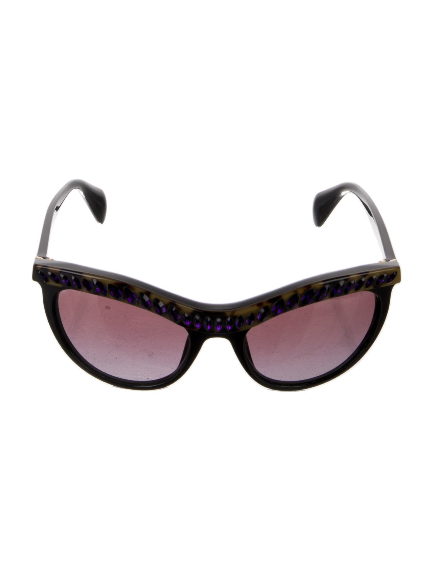 Prada Cat-Eye Tinted Sunglasses