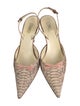 Prada Python Animal Print Slingback Pumps