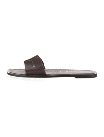 Prada Leather Slides