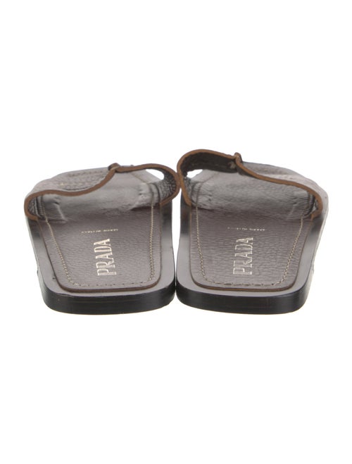 Prada Leather Slides