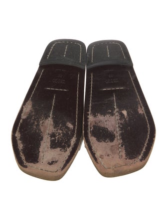 Prada Leather Slides