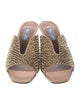 Prada Satin Studded Accents Mules