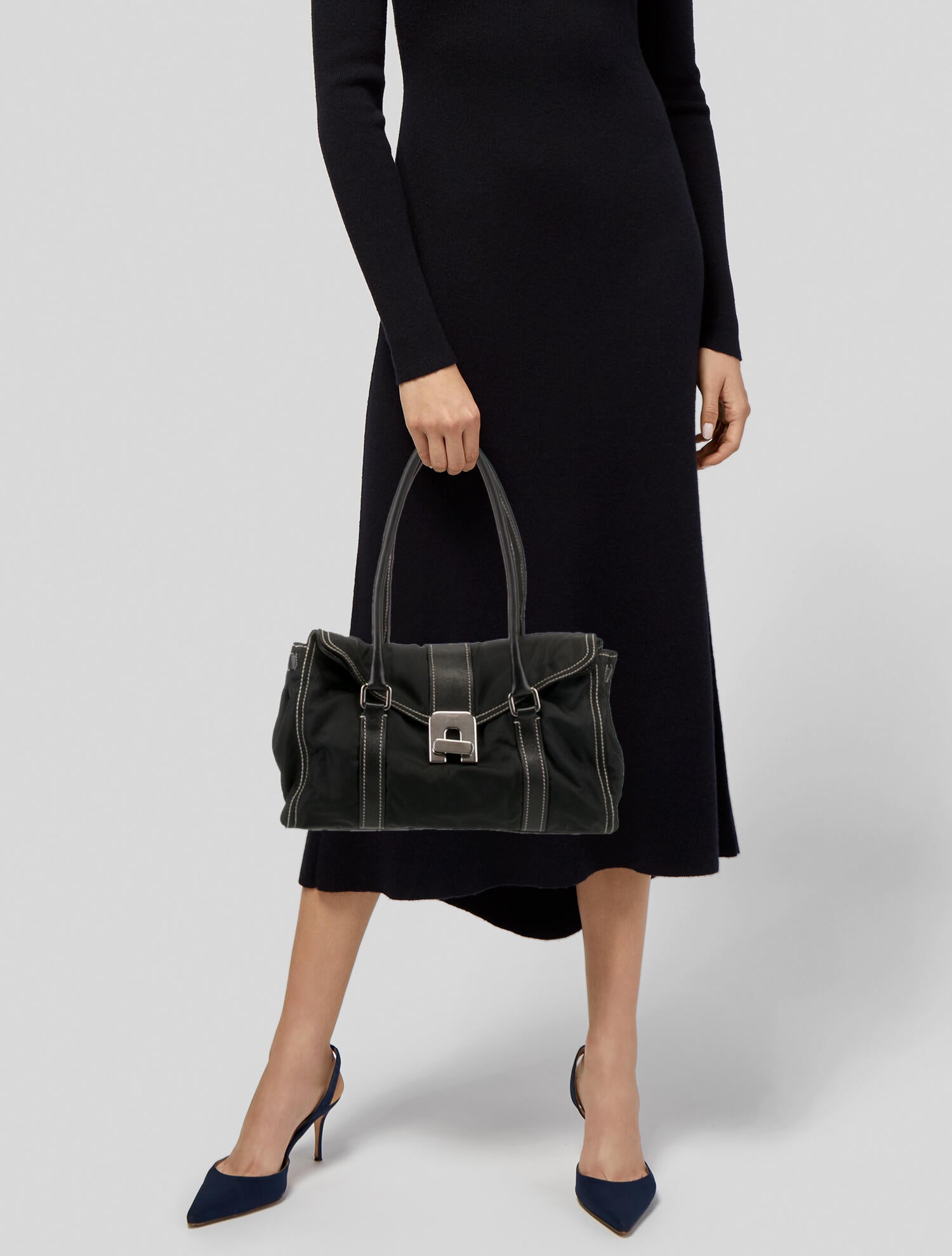 Prada Tessuto Nylon Shoulder Bag