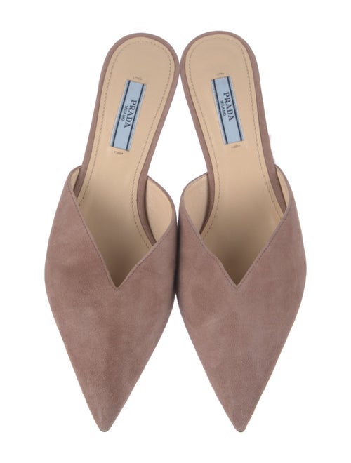 Prada Suede Mules