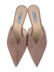 Prada Suede Mules