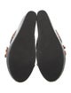 Prada Leather Leather Trim Embellishment Slides