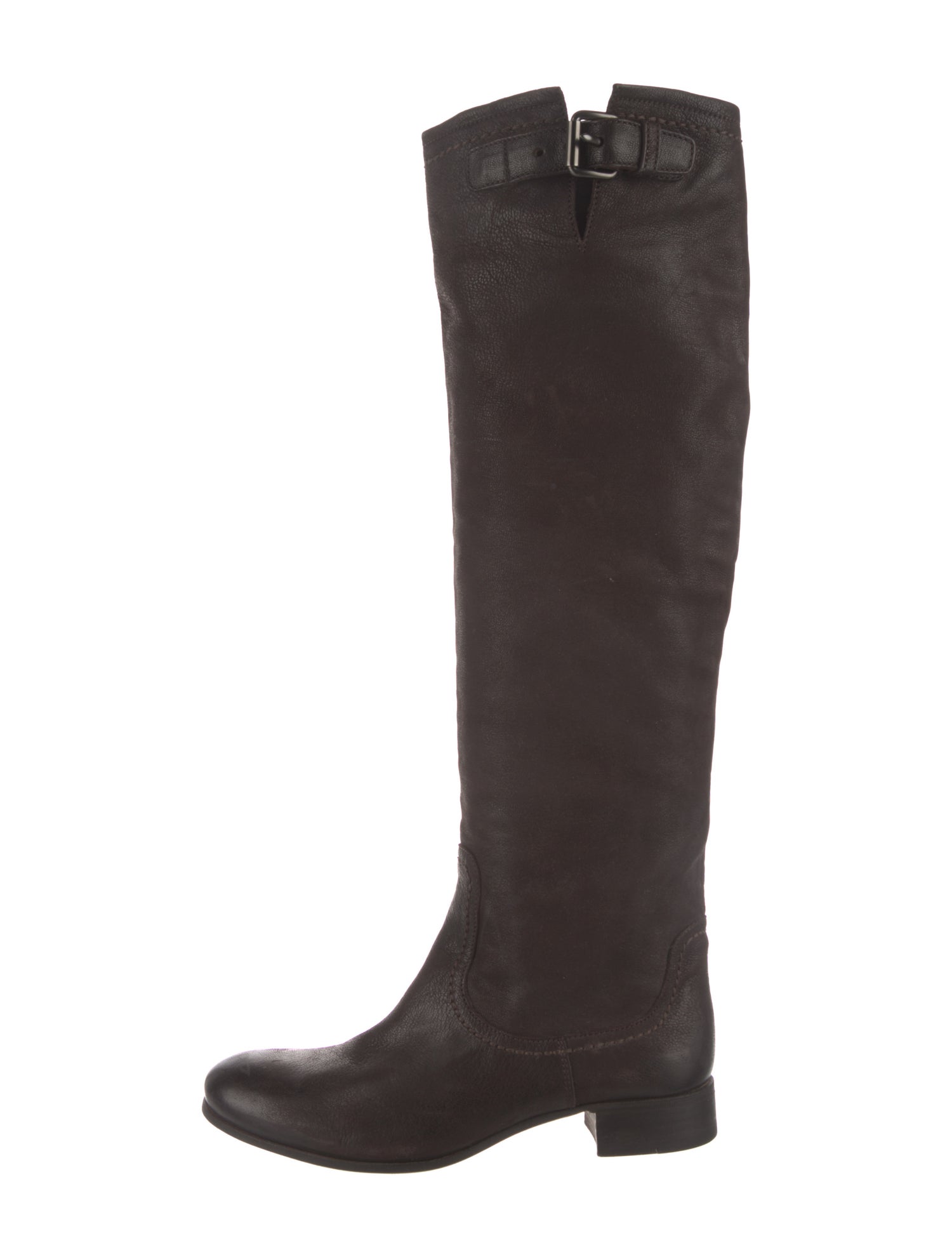 Prada Leather Riding Boots