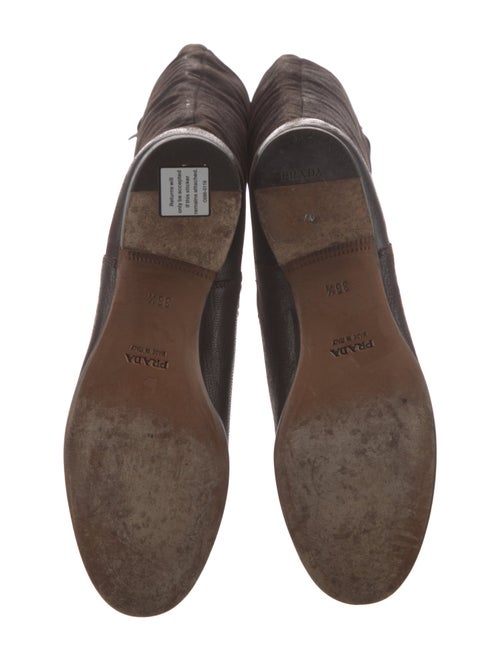 Prada Leather Riding Boots