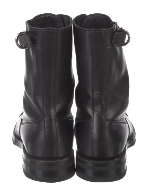 Prada Leather Combat Boots