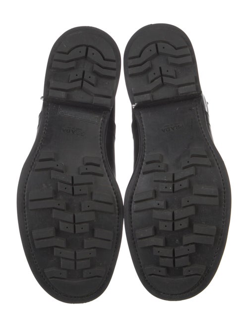 Prada Leather Combat Boots