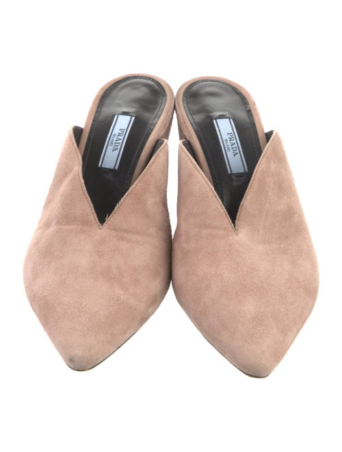 Prada Suede Mules