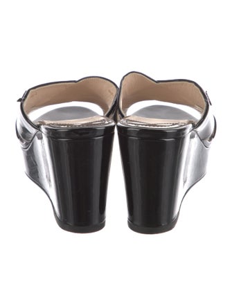Prada Patent Leather Slides