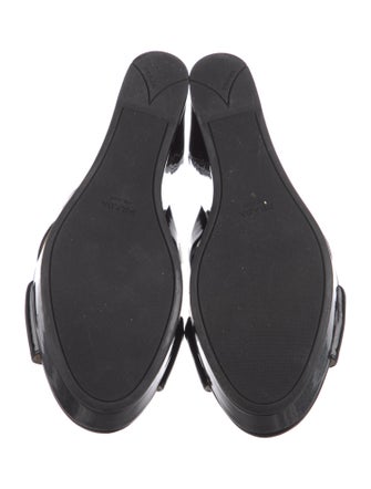 Prada Patent Leather Slides