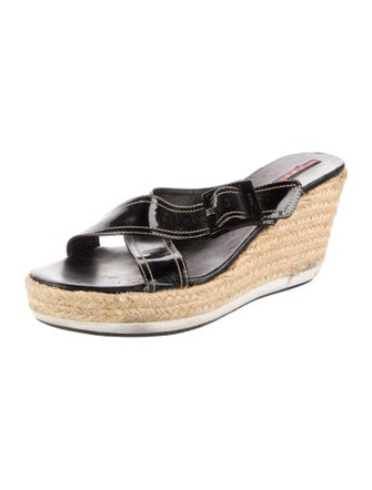 Prada Patent Leather Espadrilles