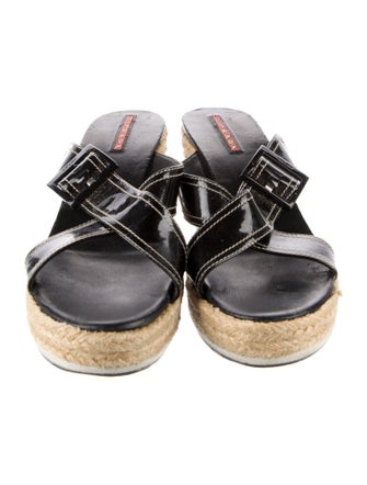 Prada Patent Leather Espadrilles