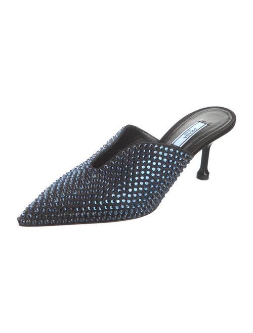 Prada Crystal Crystal Embellishments Mules