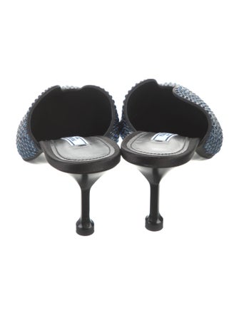 Prada Crystal Crystal Embellishments Mules