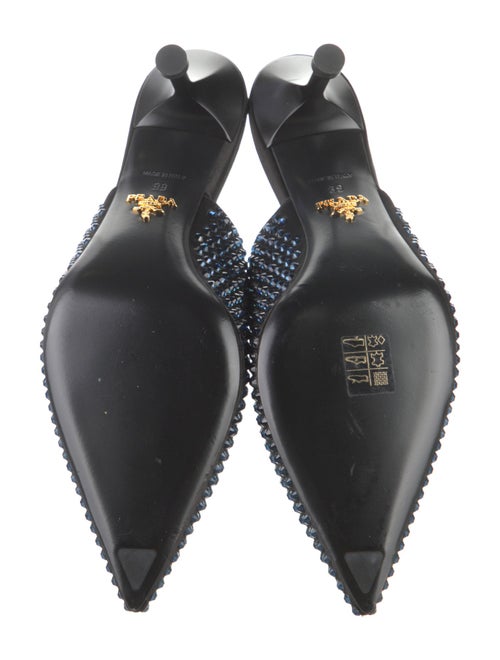 Prada Crystal Crystal Embellishments Mules