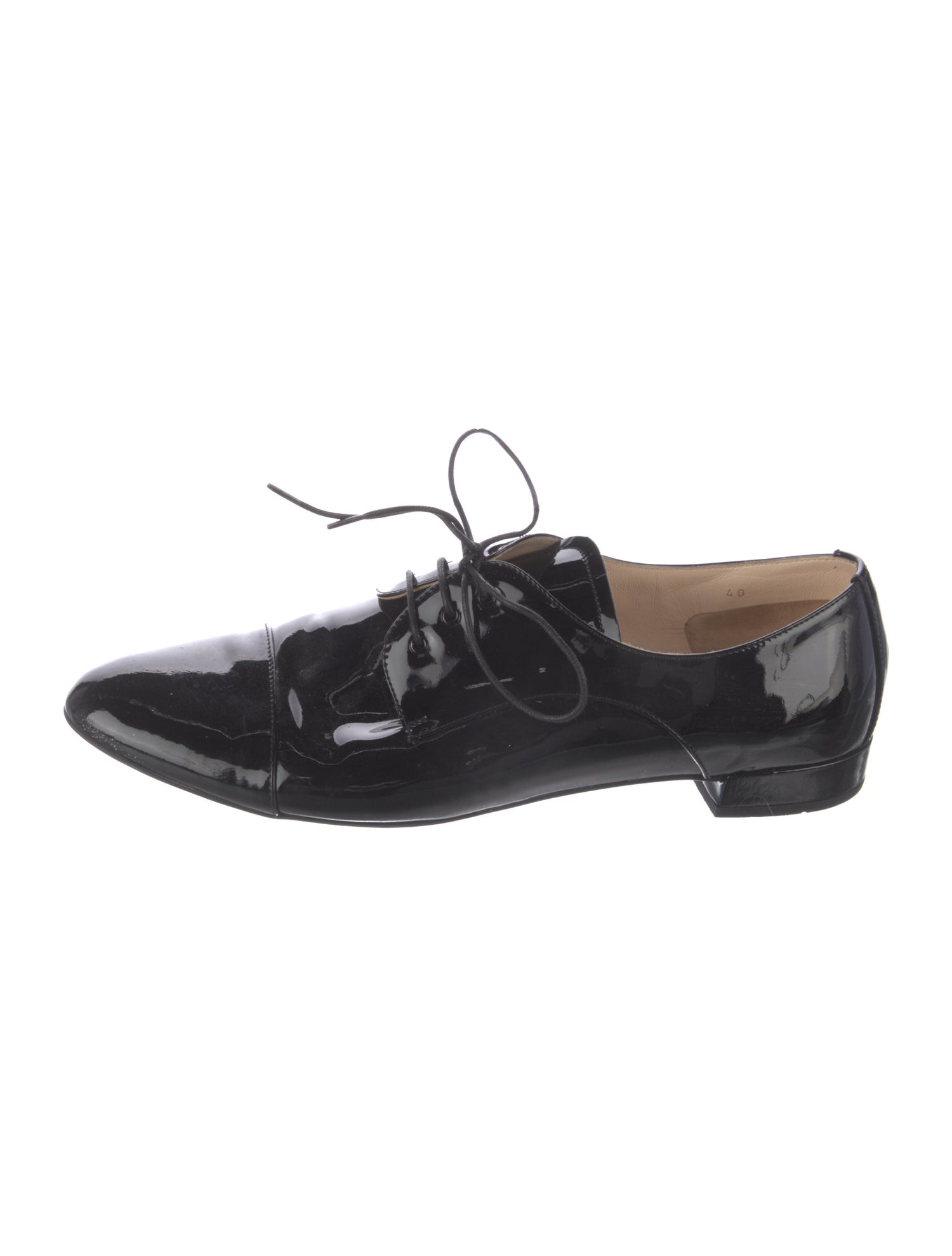 Prada Patent Leather Oxfords