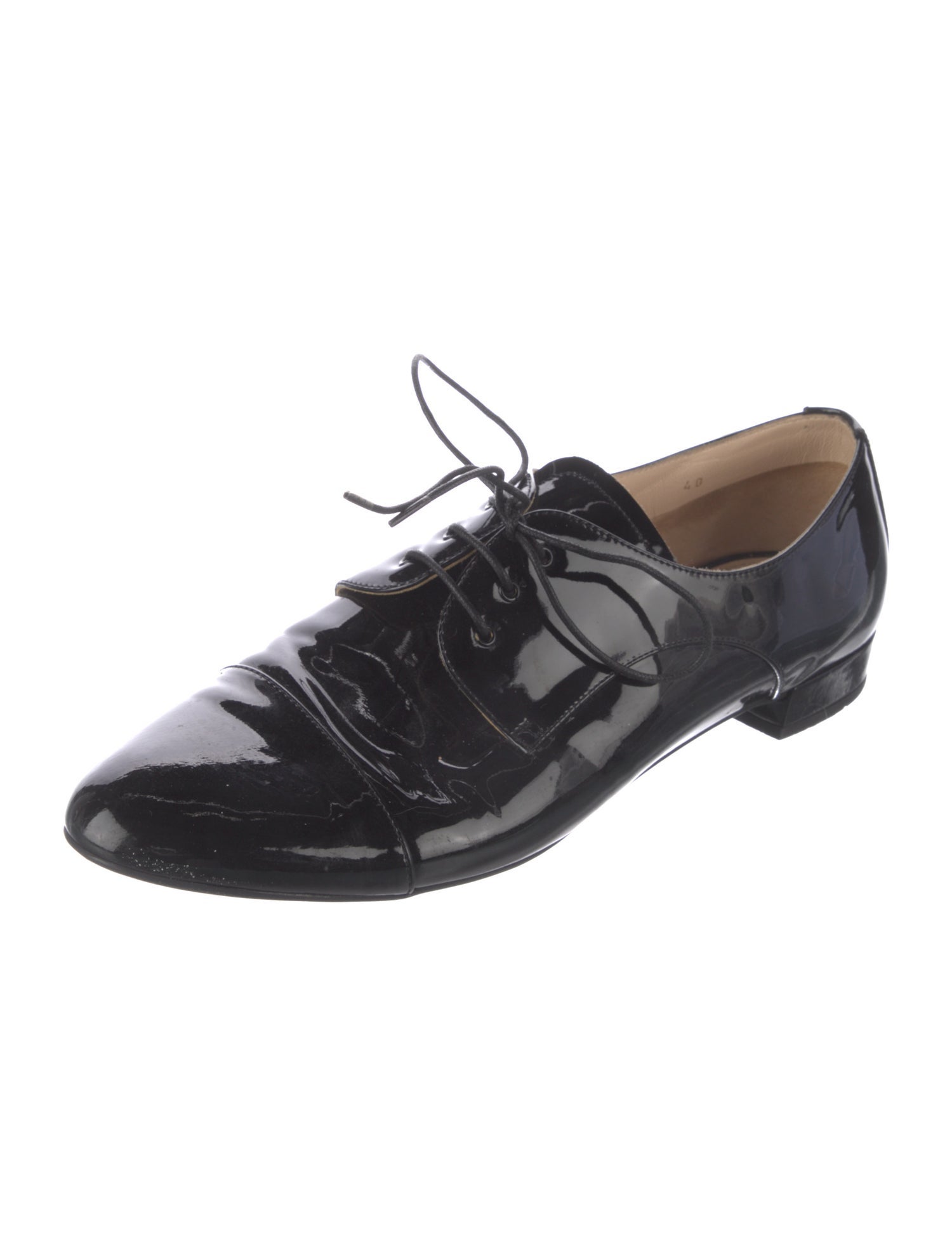 Prada Patent Leather Oxfords