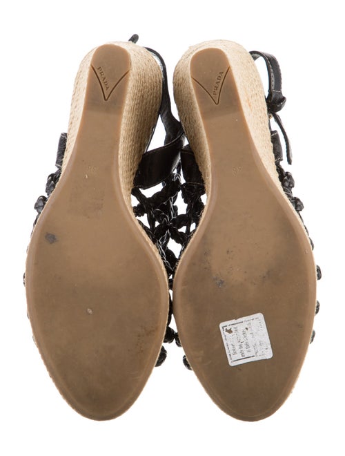 Prada Sport Jute Animal Print Espadrilles