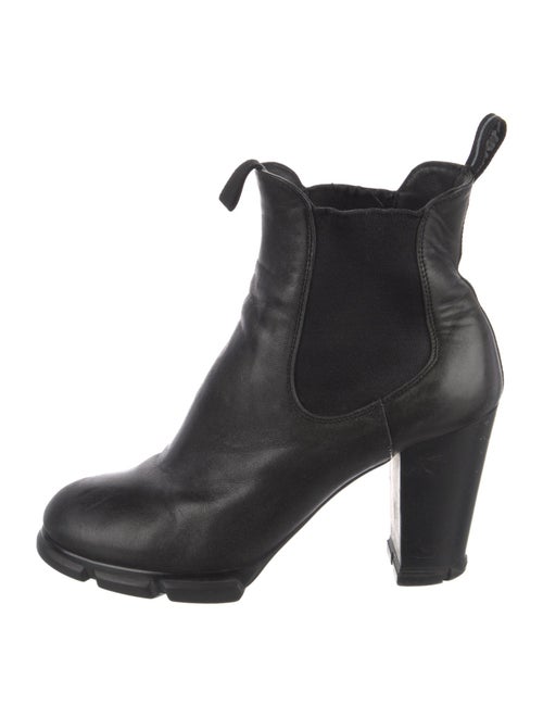 Prada Leather Chelsea Boots