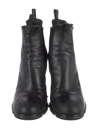 Prada Leather Chelsea Boots