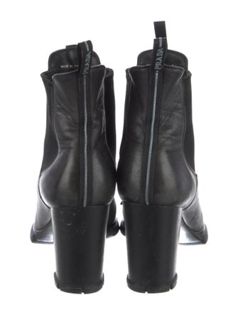 Prada Leather Chelsea Boots