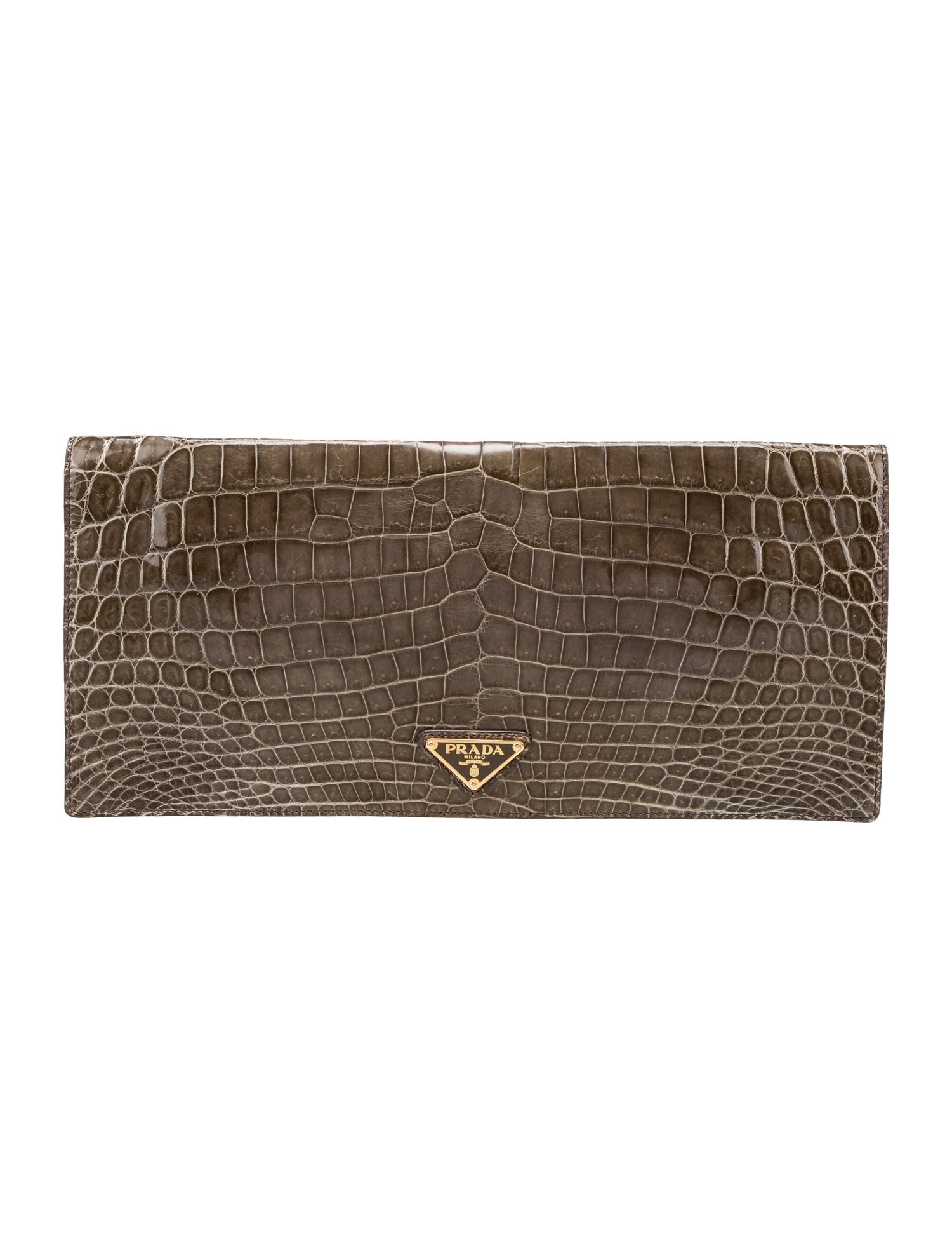 Prada Crocodile Clutch