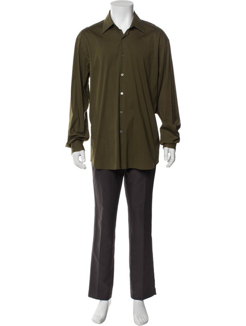 Prada Late 2000's - Early 2010's Long Sleeve Dress Shirt