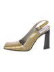 Prada Patent Leather Slingback Pumps