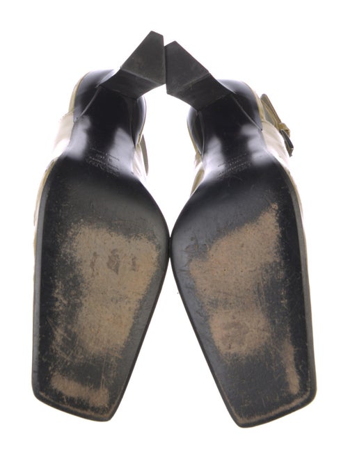 Prada Patent Leather Slingback Pumps