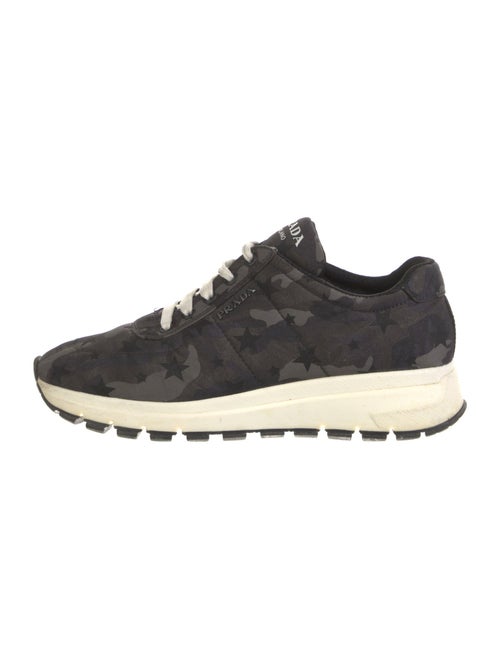 Prada Nylon Printed Athletic Sneakers