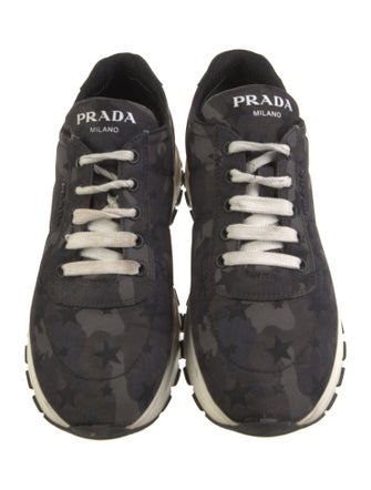 Prada Nylon Printed Athletic Sneakers