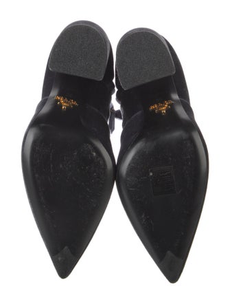 Prada Velvet Sock Boots