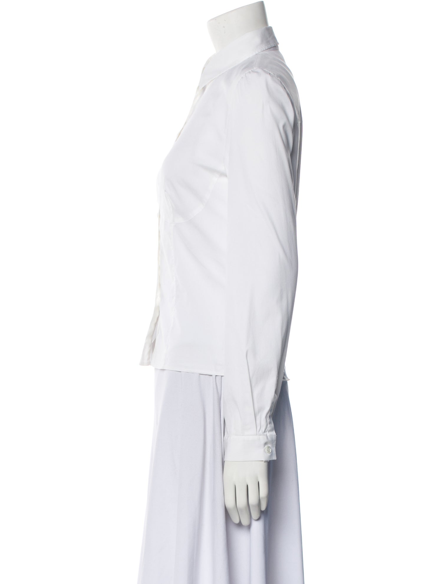 Prada 2011-2012 Long Sleeve Button-Up Top