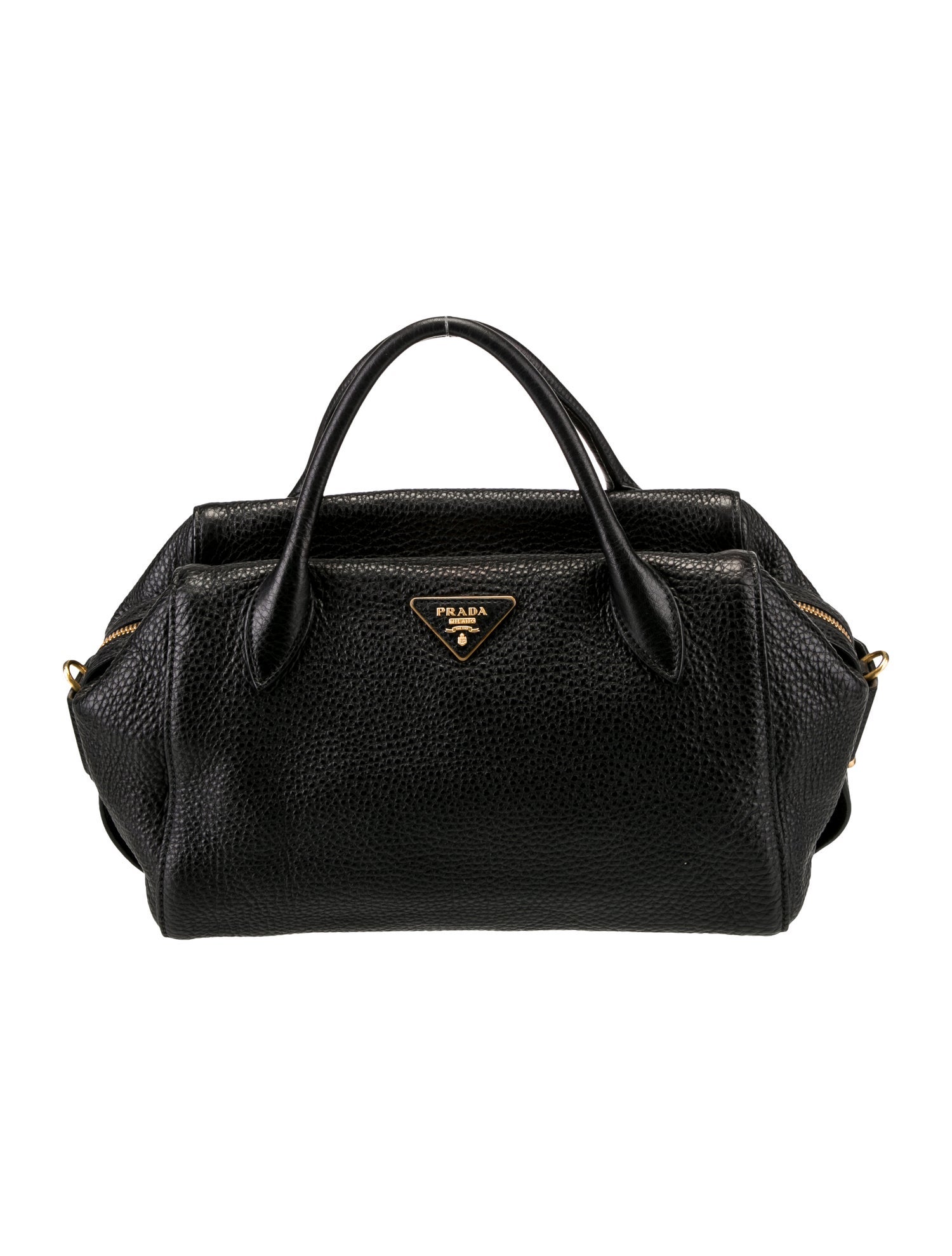 Prada Vitello Daino Leather Top Handle Bag