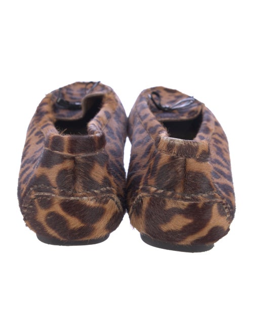 Prada Ponyhair Animal Print Loafers