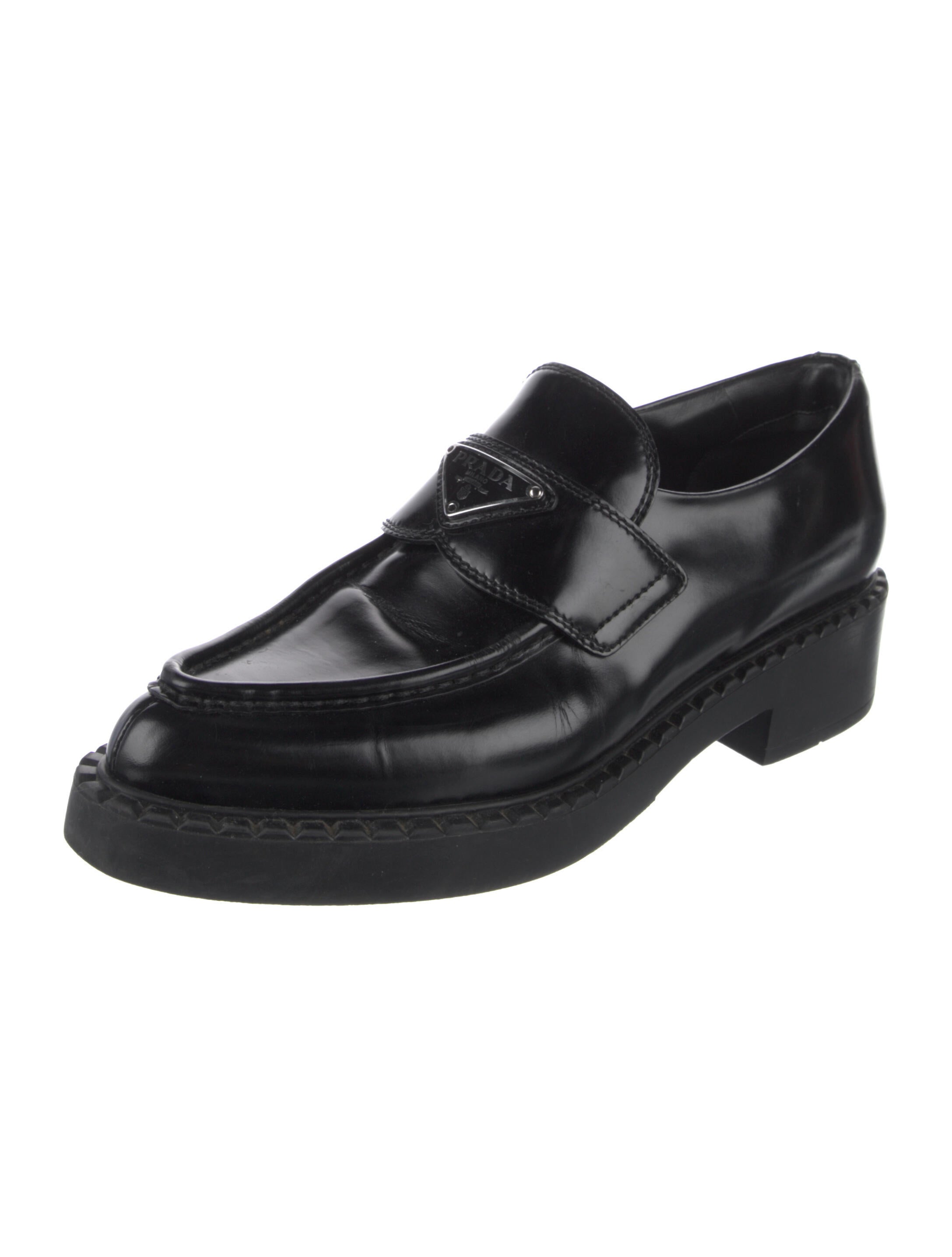 Prada Leather Oxfords