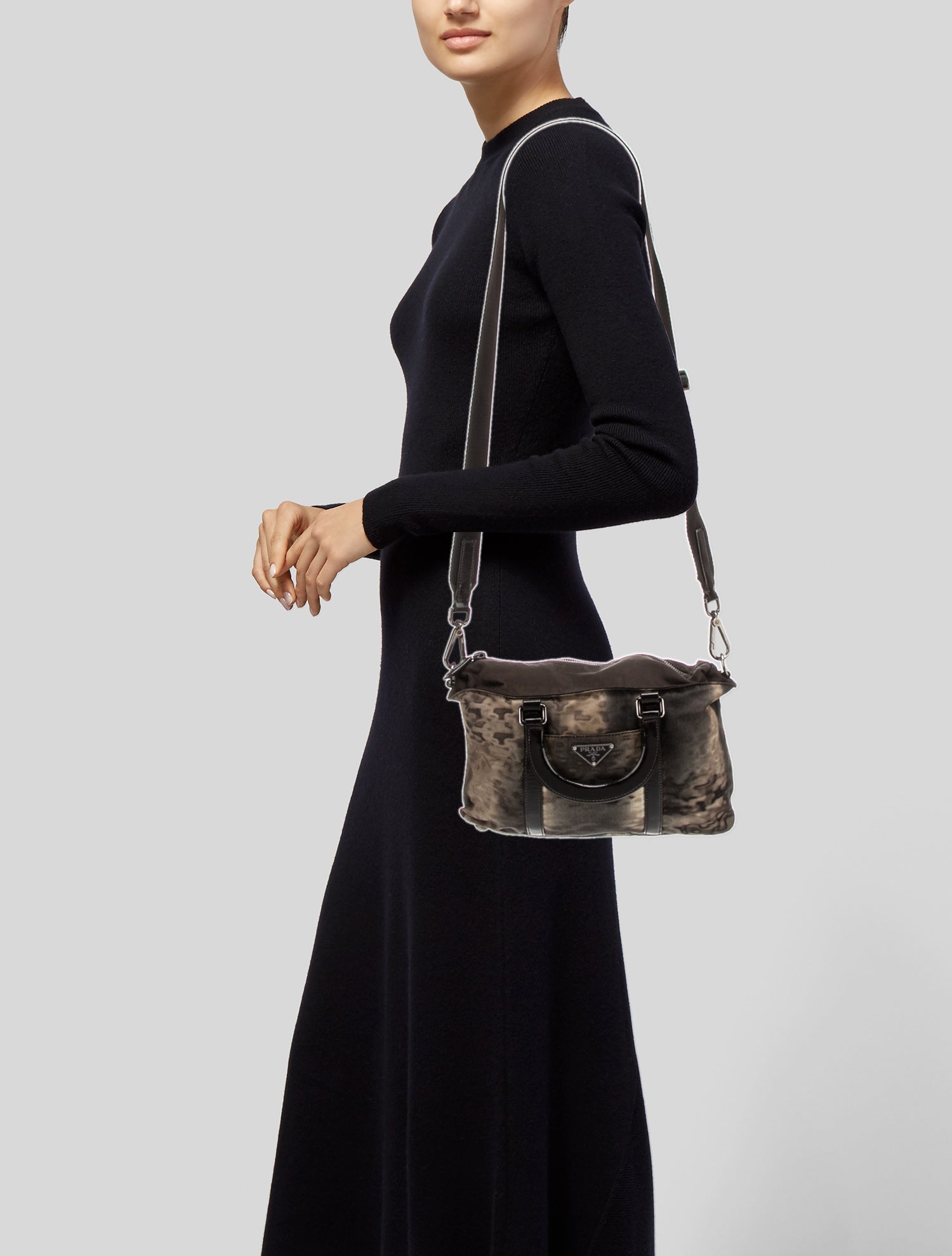 Prada Tessuto Nylon Shoulder Bag