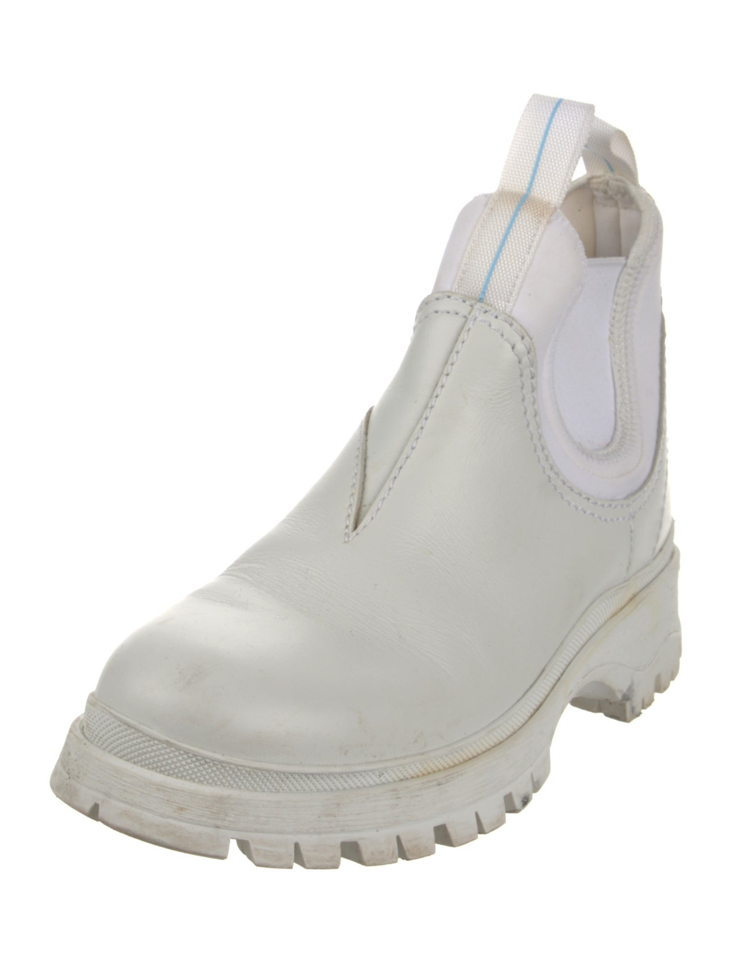 Prada Leather Chelsea Boots