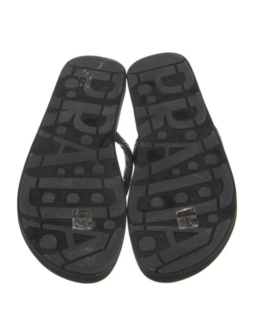 Prada Patent Leather Flip Flops