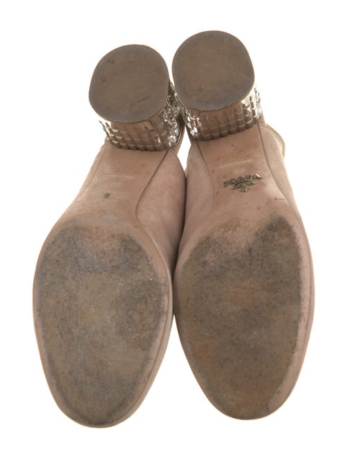 Prada Suede Slingback Pumps