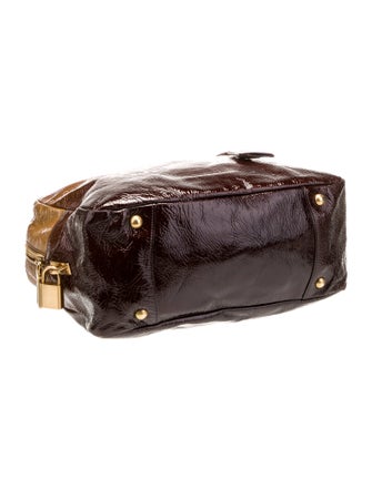 Prada Vernice Leather Bauletto