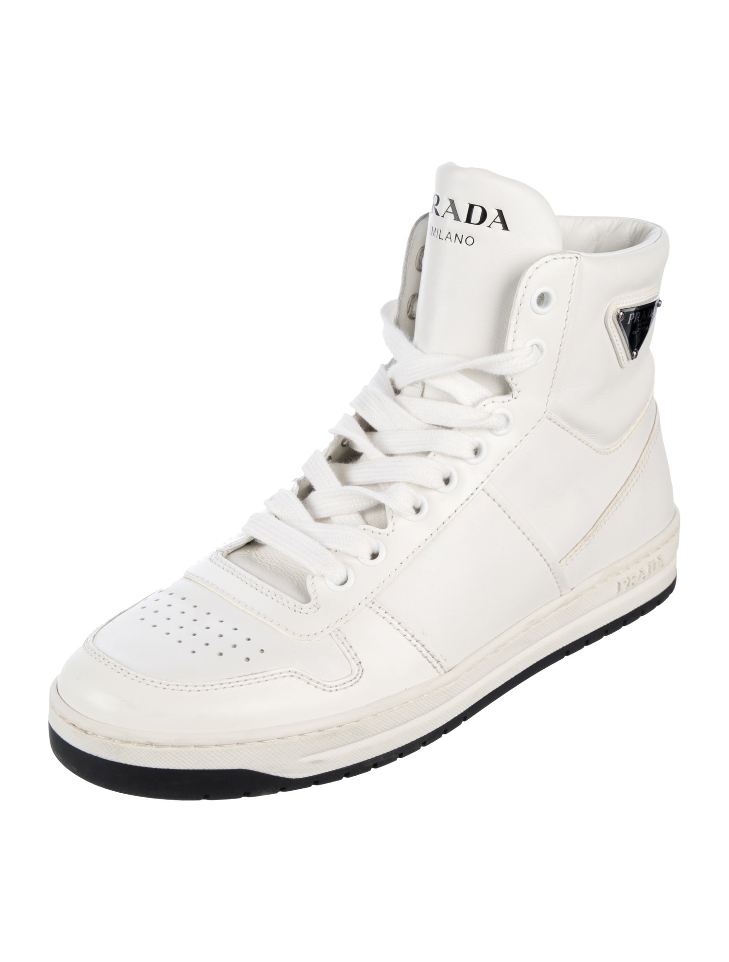 Prada Leather Sneakers