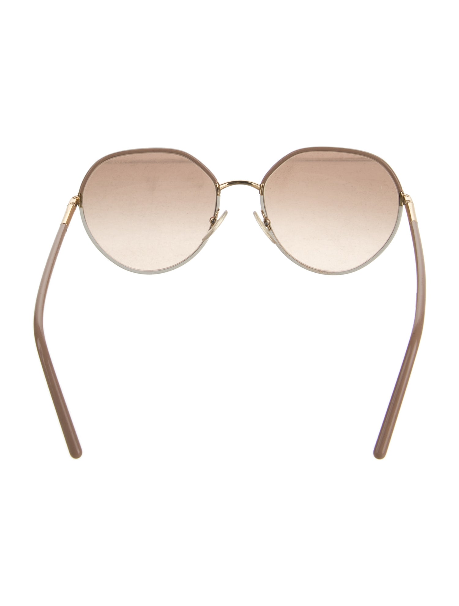 Prada Round Gradient Sunglasses
