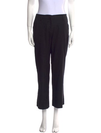 Prada Virgin Wool Wide Leg Pants