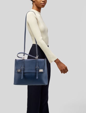 Prada Saffiano Cuir Leather Shoulder Bag